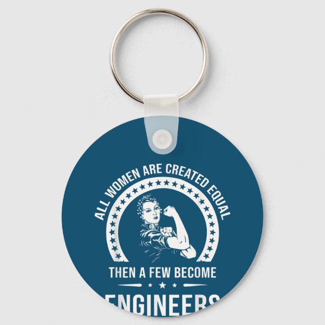 Porte-clés Funny Engineer For All Women (Recto)
