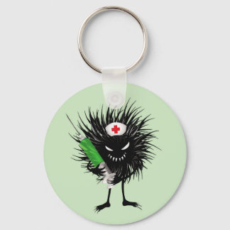 Porte-clés Funny Evil Bug Nurse Syringe gothique