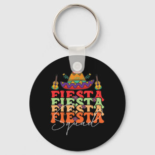 Porte-clés Funny Fiesta Squad Cinco De Mayo Parti Mexicain Ci