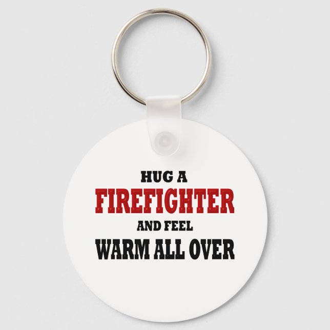 Porte-clés Funny Firefighter (Recto)