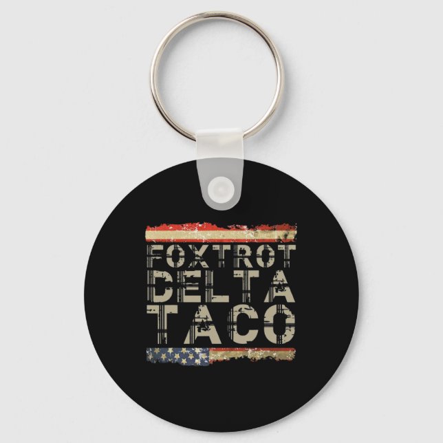 Porte-clés Funny Foxtrot Delta Taco3 (Recto)