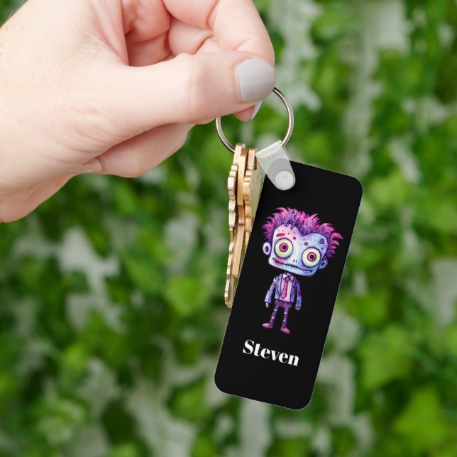 Porte-clés Funny Frankenstein Monster Halloween Fun (main)