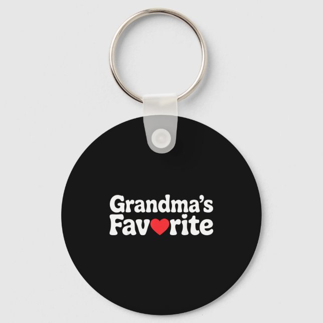 Porte-clés Funny Grandmas Favorite Family Humor Tees For Men  (Recto)