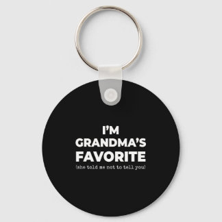 Porte-clés Funny Grandma's Favorite Shirt I'm Grandma's Favor