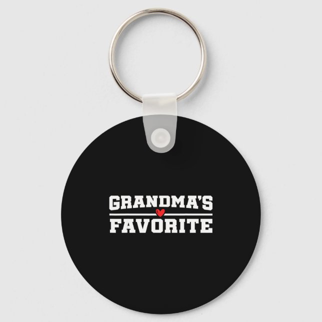 Porte-clés Funny Grandparent Favorite Granhild  (Recto)