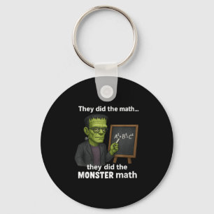 Porte-clés Funny Halloween Monster Math Pun, Humour enseignan