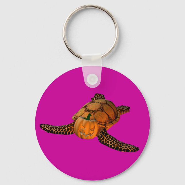 Porte-clés Funny Halloween Turtle (Recto)