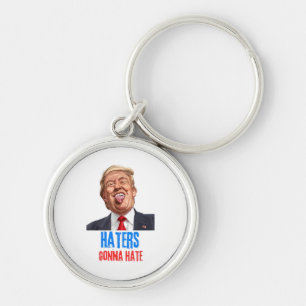 Porte-clés Funny Haters va détester les citations, drôle dire