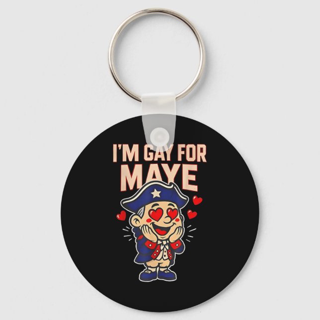 Porte-clés Funny I'm Gay For Maye  (Recto)