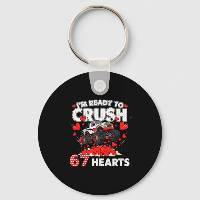 Porte-clés Funny I'm Ready To Crush 67 Hearts  (Recto)