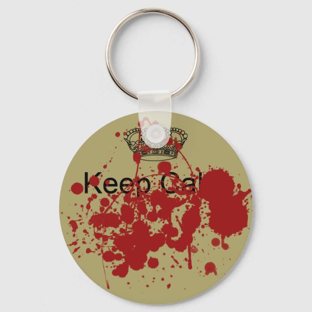 Porte-clés Funny Keep Calm (Recto)