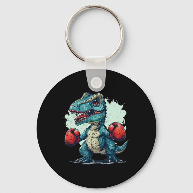 Porte-clés Funny Kids Boxing Dinosaur With Boxing Gloves Cost (Recto)