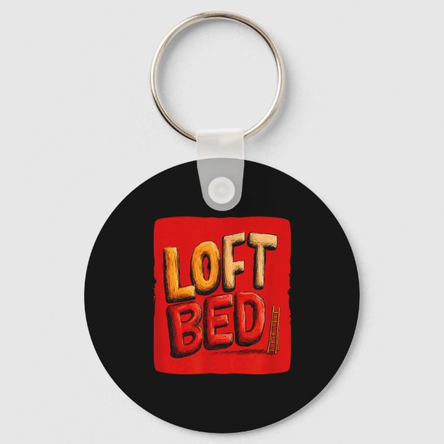 Porte-clés Funny loft bed speech costume  (Recto)