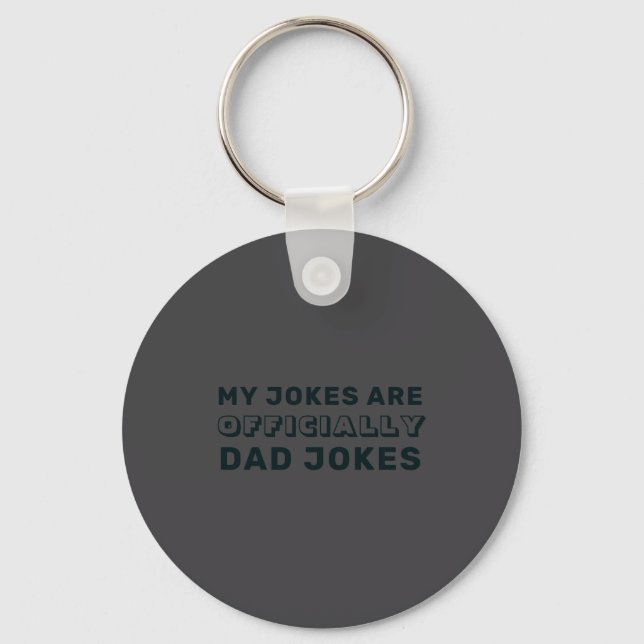 Porte-clés Funny Ly New Dad Daddy Jokes Fathers Day  (Recto)