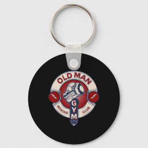 Porte-clés Funny Mixed martial art Vieux Homme Boxing Club Co