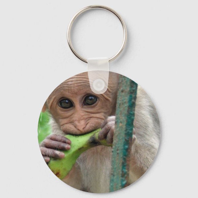 Porte-clés Funny Monkey Picture Keychain (Recto)