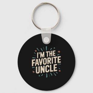 Porte-clés Funny Niece Nephew Cool Oncle Im Le Favori Uncl