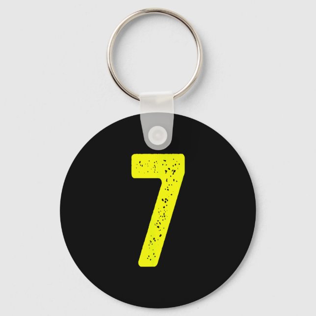 Porte-clés Funny Number 7 67 Meme Costume Matching Group Hall (Recto)
