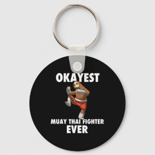 Porte-clés Funny Okayest Sloth Fighter Jamais - Muay Thai