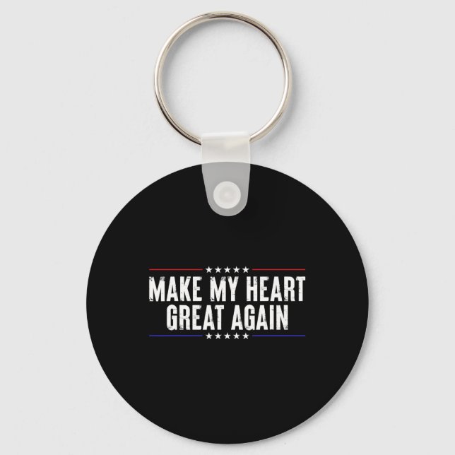 Porte-clés Funny Open Heart Chirurgie Récupération-Faire Mon  (Recto)