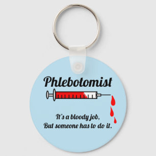 Porte-clés Funny Phlebotomiste
