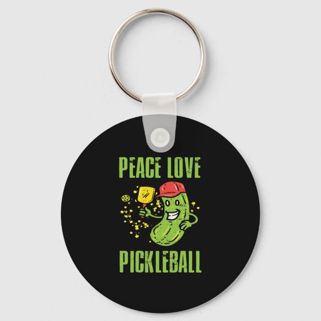 Porte-clés Funny Pickleball (Recto)