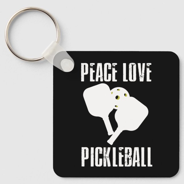 Porte-clés Funny Pickleball (Recto)
