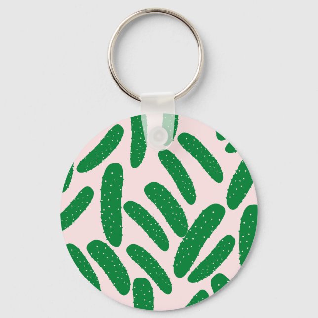 Porte-clés Funny Pickles Button Keychain (Recto)