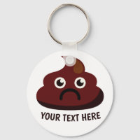 Funny Poop porte - clé 1 : triste