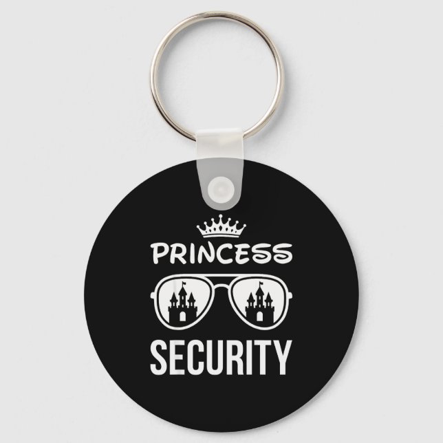 Porte-clés Funny Princess Security Design Castle Sungles Fami (Recto)