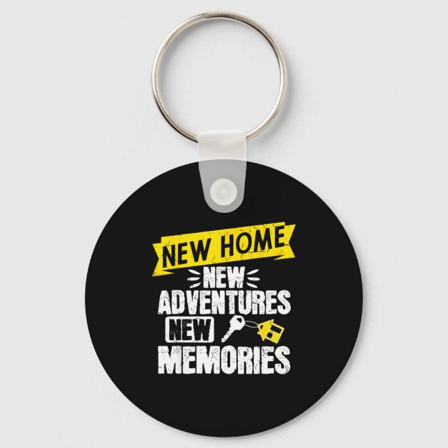 Porte-clés Funny Proud Homeowner New Homenew Adventures New M (Recto)
