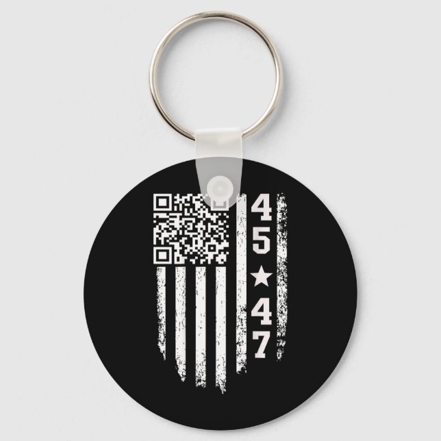 Porte-clés Funny Qr President Trump 4547 Trump Dancing Code (Recto)