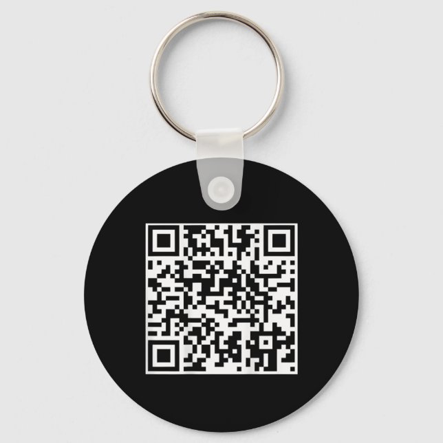 Porte-clés Funny Qr President Trump Dance Code (sur le dos) (Recto)