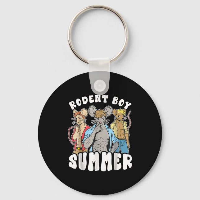 Porte-clés Funny Rat Lover Quote Rodent Boy Summer Cool Vacat (Recto)