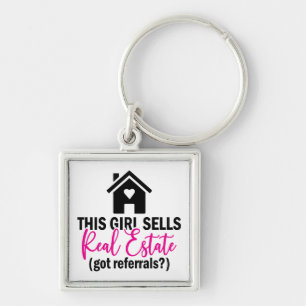 Porte-clés Funny Real Estate Agent Home Broker Realtor