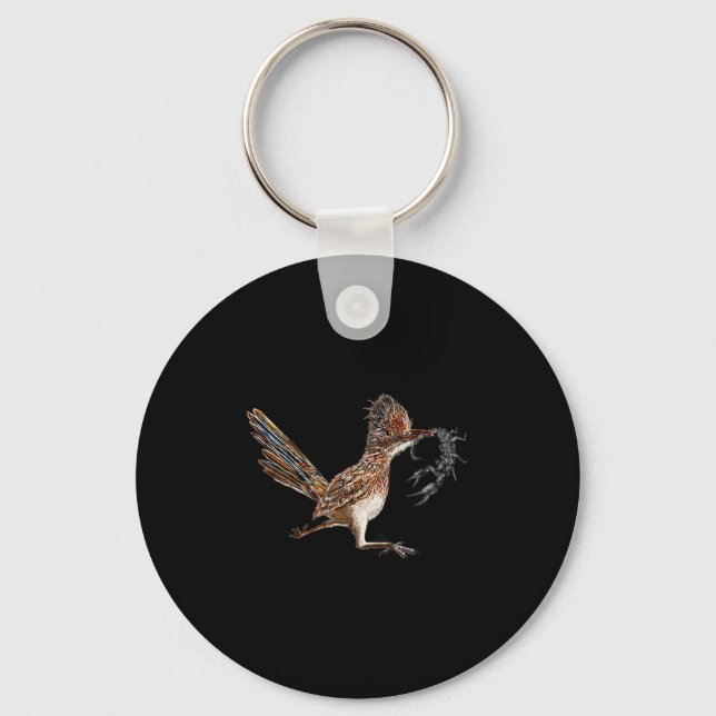 Porte-clés Funny Roadrunner Scorpion Road Runner Bird Hunter (Recto)