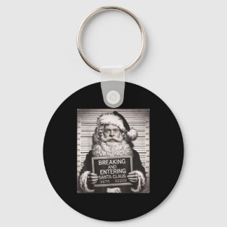 Porte-clés Funny Santa Claus Mugshot Christmas – Santa Xmas