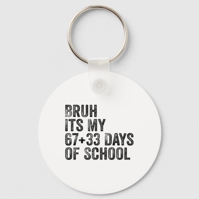 Porte-clés Funny School Countdown Student Teacher Clroom Humo (Recto)