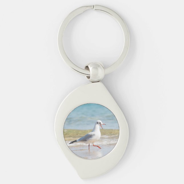 Porte-clés Funny seagull (Devant)