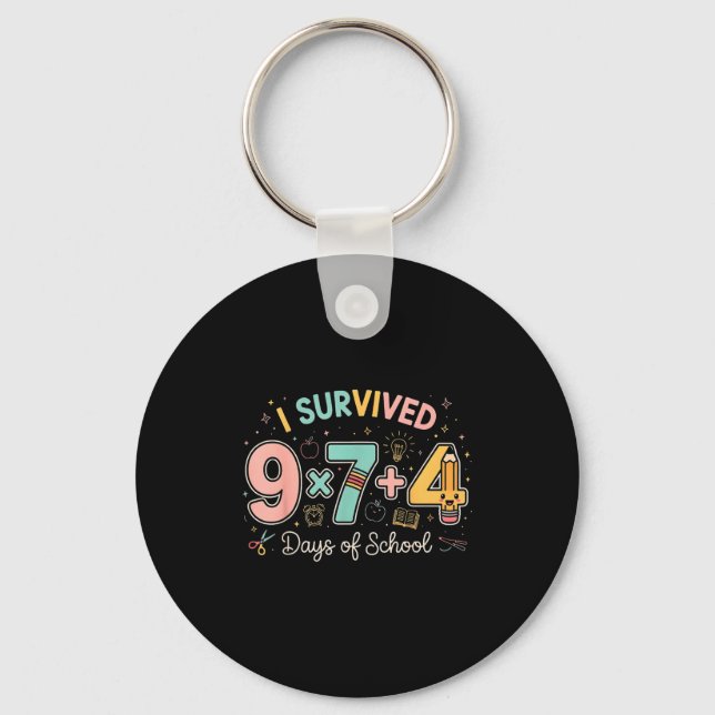 Porte-clés Funny Six Seven 67 Days Of School Meme Math Teache (Recto)