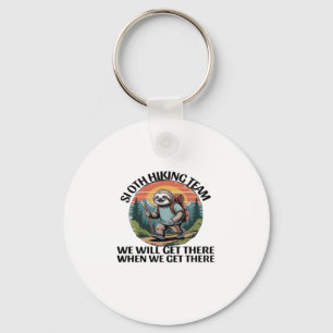 Porte-clés Funny Sloth Randonnée Team nous y arriverons quand