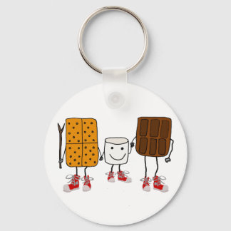 Porte-clés Funny Smores Characters Cartoon
