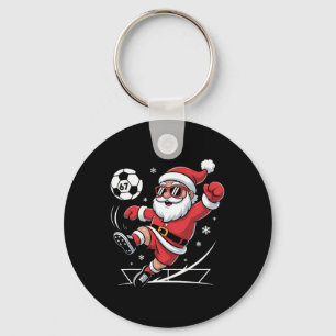 Porte-clés Funny Soccer Santa 67 Meme Noël Xmas Pyjamas