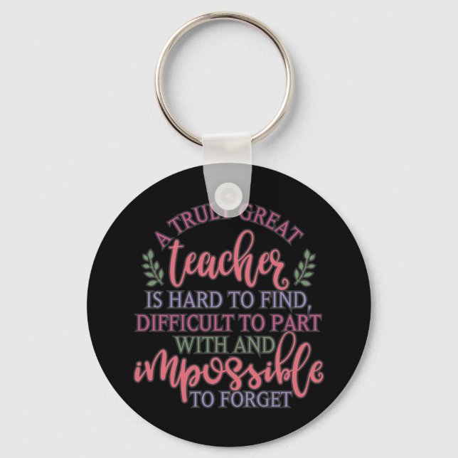 Porte-clés Funny Teacher Appreciation Day Ideas (Recto)