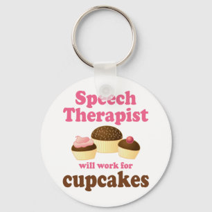 Porte-clés Funny travaillera pour Cupcakes orthophoniste