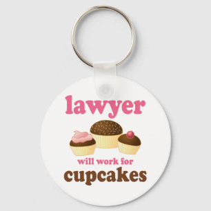 Porte-clés Funny travaillera pour l'avocat Cupcakes