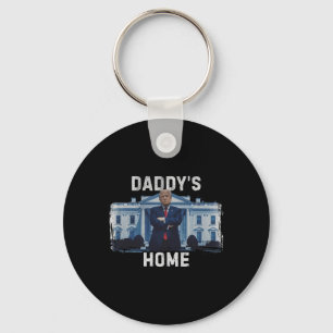Porte-clés Funny Trump Daddy’s Home Maison Blanche 2024 1