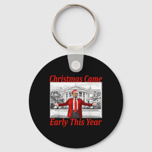 Porte-clés Funny Trump Noël est arrivé tôt cette année 2024 2