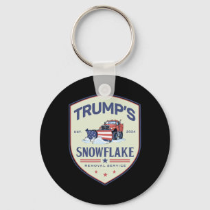 Porte-clés Funny Trump Snowflake Service Élection 202