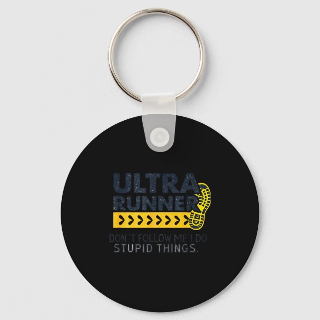 Porte-clés Funny Ultra Running Saying Trail Runner Endurance  (Recto)